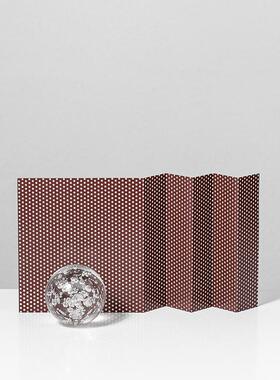 艺子创意金属镂页空折柜YB-QS073子内装饰品焦贝铁锈色样板房间软