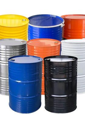 加厚20皮20l0升大铁桶2空00kg工化圆桶铁柴油铁桶工业镀锌烤漆桶