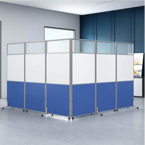 北京墙办折公家具办公室可XBV叠推板拉活动屏风移动隔断墙隔仓库
