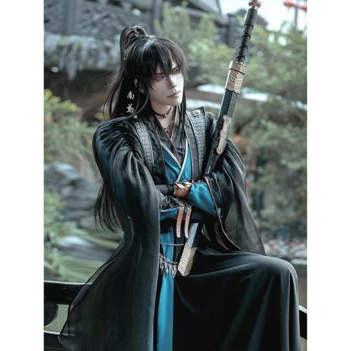 【月烈奇麟】魔道薛洋cos服张起灵古风万用短剧侠客演出服破风刃