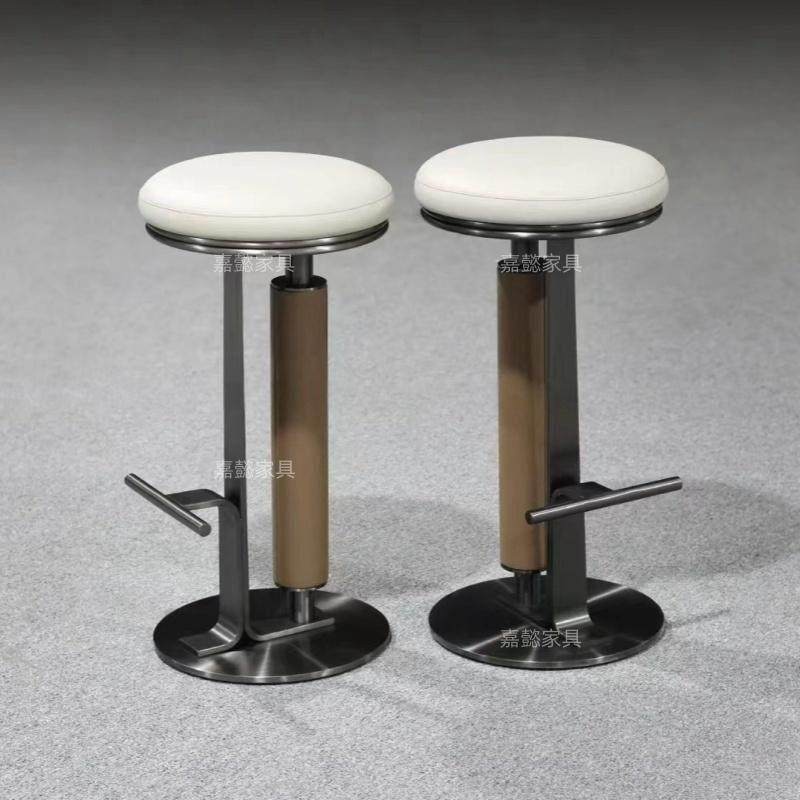 网红吧凳设计师家用岛台吧椅意式极简吧台椅咖啡厅高脚凳前台圆凳,住宅家具,家用高脚椅,淘宝优惠券,粉丝福利购,淘宝优惠卷