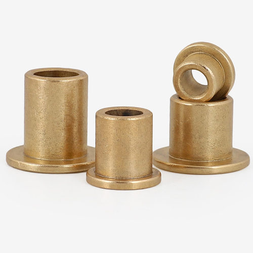 粉末冶金含油轴承法兰带边肩型衬套翻边铜套内径2/4/5/6/8/101216