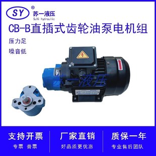 B2.5JZ润滑0.37 B10锯床齿轮泵油泵电机组CBW 0.55KW