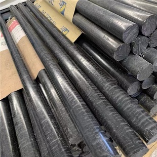 宁波全新料黑色PA66 GF30尼龙棒黑色加玻纤尼龙板MC尼龙棒PA66板