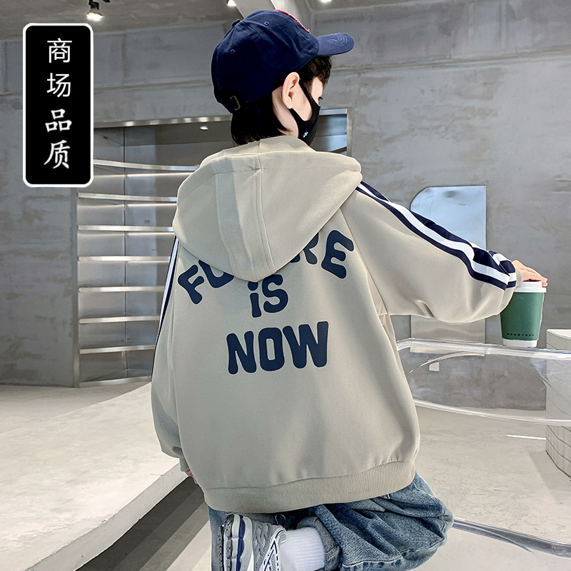 男童炸街洋气外套中大童男孩衣服