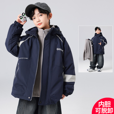 童装男童冬装外套2025新款