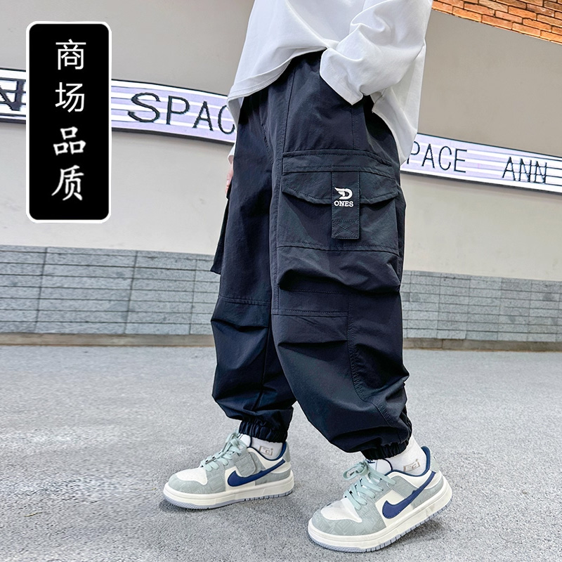 男童工装裤春秋2025新款