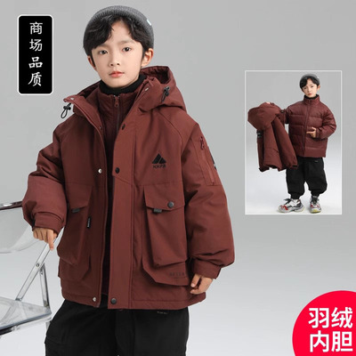 儿童装男童冬装外套2025