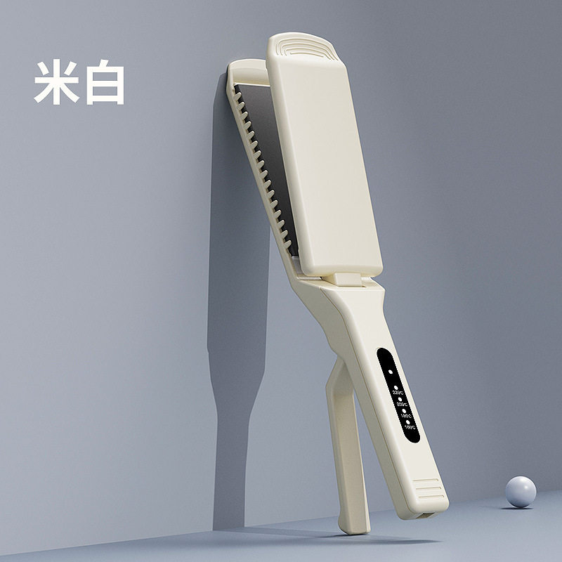 电夹板专用直发器拉直板夹卷发两用电熨板理发店负离子不伤发