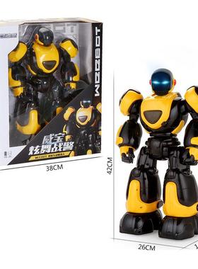 凯迪智威机器人威宝器炫舞战警机人遥控能对话跳唱歌900802舞儿童