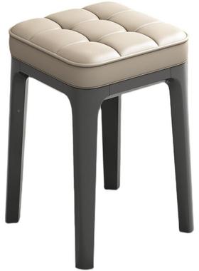 实木餐餐凳桌凳现代F96768JS简约凳家用客厅矮凳软座高可叠放餐椅