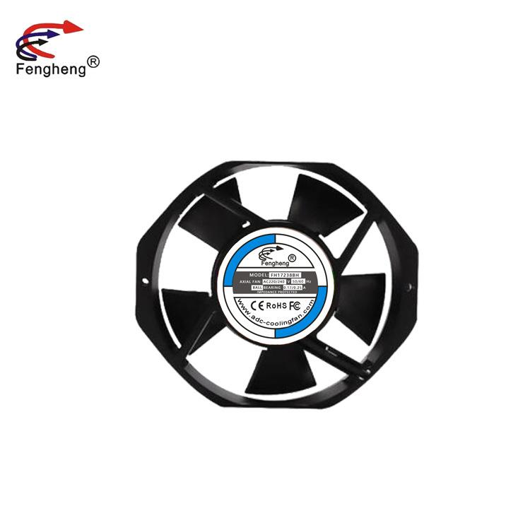 128風扇?220FH17238v172*10*38MM交流風機變頻器雙滾3珠75散熱風