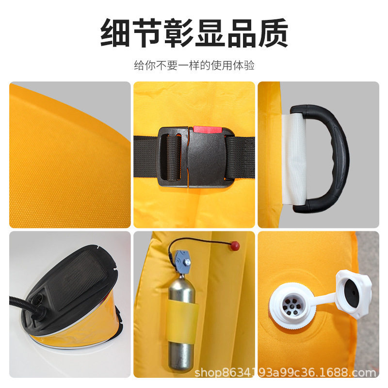 漂浮救生担架便携式水陆两用大浮力充气式漂浮担架 厂家直销