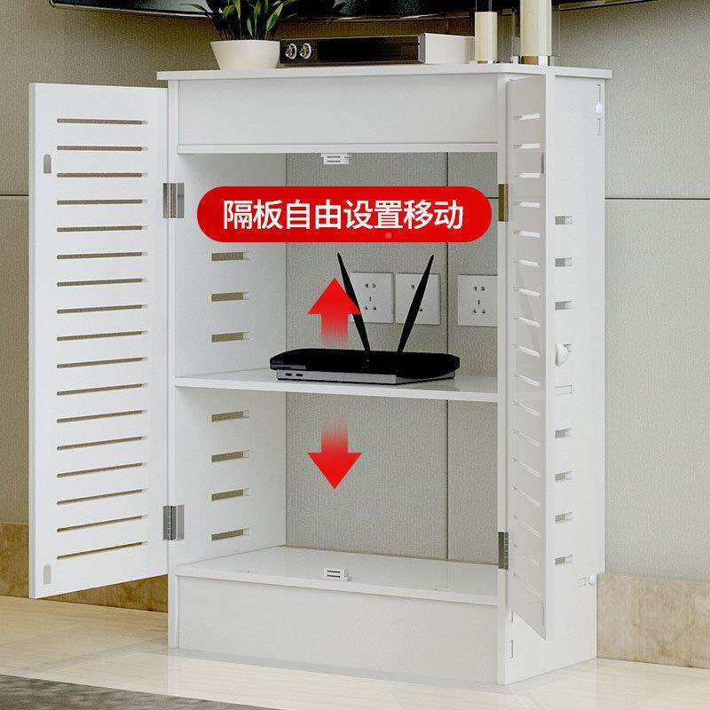 路由器箱挡立式弱电柜遮收纳多媒体集挡线10063909箱遮挡盒装饰地