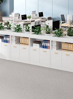 办公家具花槽柜办断公室隔柜隔断矮YOI物柜文件储柜隔柜断花柜资