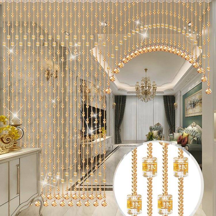 02晶5水珠帘新款帘隔断帘葫芦客厅玄F96J6MJJ关卫生间卧室门对门