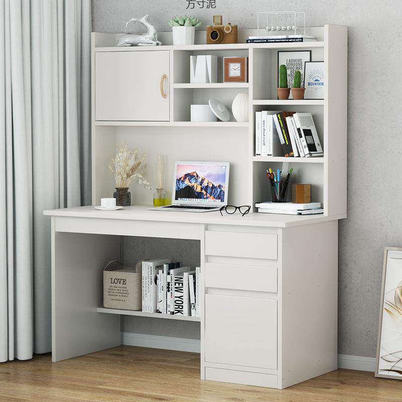 书桌架台一体书桌简约家VSK用电脑桌学生卧室简易写字桌式单人办