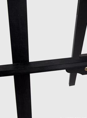 1.5M板黑色实木画架架式折叠便支携4K画描素写生木质展ltao1007架