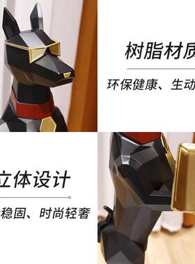 落地大狗客厅轻奢装饰品大托收纳摆CS-883件视柜角旁边几沙电发落