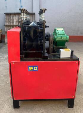 新方JHX钢管矩形管调直机弯曲变形方钢矩款形管拉直机扁角铁调铁