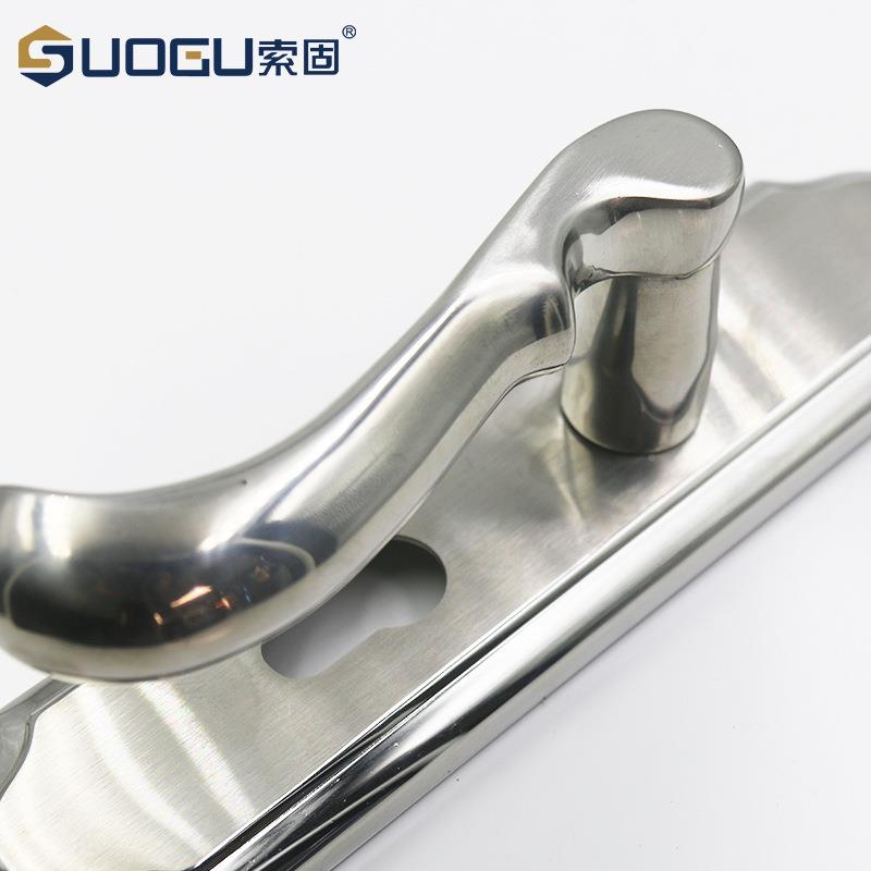 104不锈钢房锁三件套家居卧HZO室执手门锁现货批铜锁2芯门单舌门