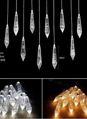 婚庆具吊16753顶水晶场柱道灯串酒店舞台布钻置石灯商网红发光装