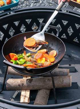 户烧烤炉用烤盆火2025新47325款外围院炉煮茶柴火取暖庭篝火别墅