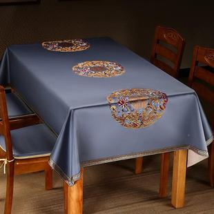 新中式餐桌布红色高端轻奢长庆装无品牌/饰桌垫中国风条形结餐婚