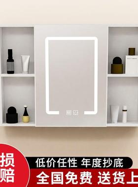 挂墙式浴室镜柜组合洗盒手间单独WUF收纳镜卫生箱挂墙式储物镜间