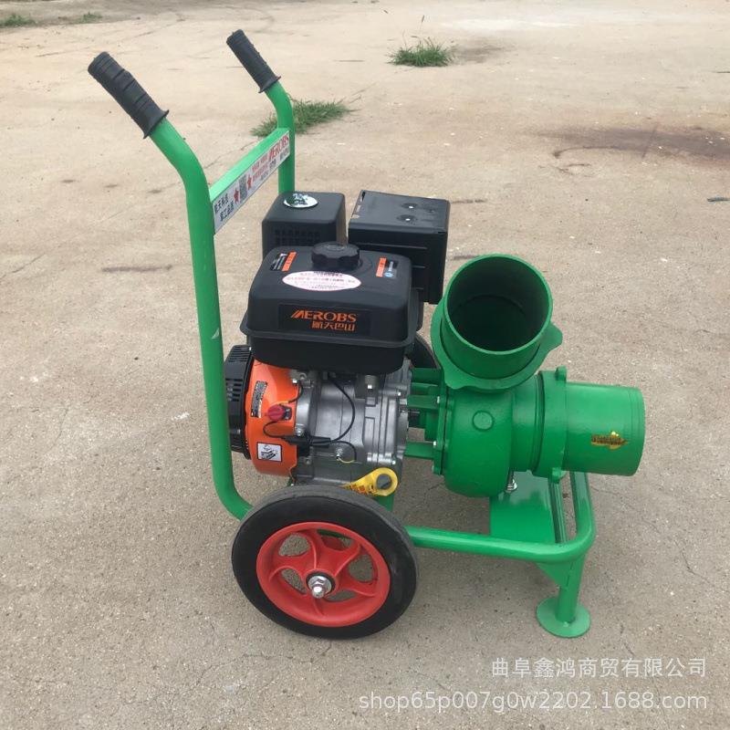 19无品牌/0汽泵油发电机6寸离心多手启动电启动规格方便移F动浇地泵