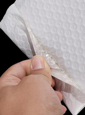 黑色共挤双膜自黏袋快打包层BZP加厚大泡自泡粘气递泡袋防震防摔