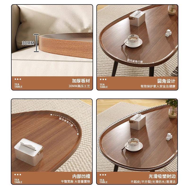 茶HTY-09几客厅家用沙侧边小边发几圆桌子可移阳茶桌卧室台床头动