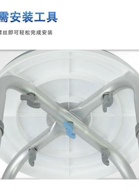 跨铝合金浴室转凳子老人防滑旋可洗澡座椅防滑境洗84049浴椅孕妇