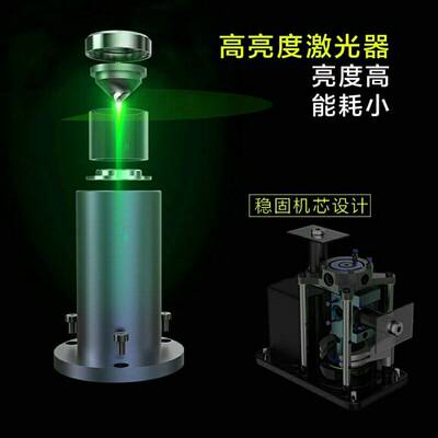 恒昌12线水平仪绿光红外线投线室外强光8线墙地仪高精度自动打线