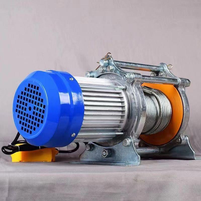 新款铝壳提升机220v家用多功能机80电动葫芦遥控5KHU家用吊1v.吨