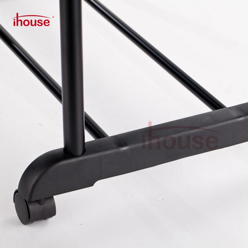 ihou杠se双不锈钢升降晒架衣家用挂衣架阳台缩落MJI地晾衣杆现伸