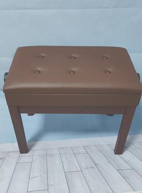 升降人带书箱钢面琴单凳纽扣实木腿电子凳琴吉他凳儿童CEY钢琴椅