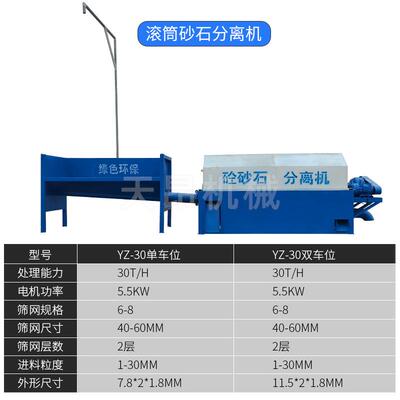 滚凝土砂石分离混机搅拌站单位车自动筒振30216动商砼沙石分离机