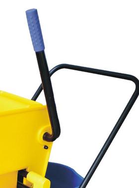 美达双桶AL-62506水车新拖把挤水桶料架侧家榨用商用清洁洗拖把塑