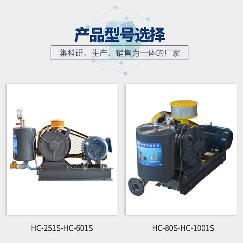 低噪音回机0转式鼓KSS风片风机HC-4S电机1.1K滑厂家回转风机