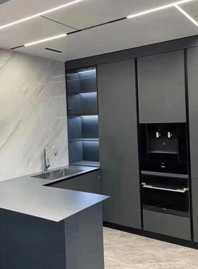 整体不锈钢体厨柜304防花一成型厨房厨柜75914台面锈不钢台刮面