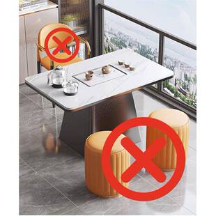 批轻奢阳台茶岩椅桌组合小型茶WEH台户2024新款板简约现代家用泡