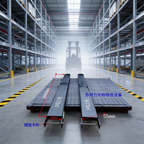 叉车加长叉套3吨货叉延长臂电动叉车配件加长2.5米合力属具现货