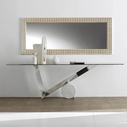 桌高端意大利telanaltaVALENTNO玄X关靠墙92068窄桌条案桌