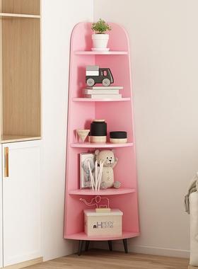 转4861落地架家用置物架客厅墙角角柜卧三角形拐书室角花架收纳储