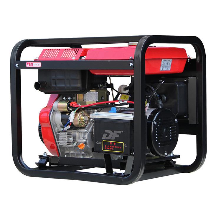 德0飒动力S250E小型2K单相应UUJ急开A架式便柴携家用油发电机组