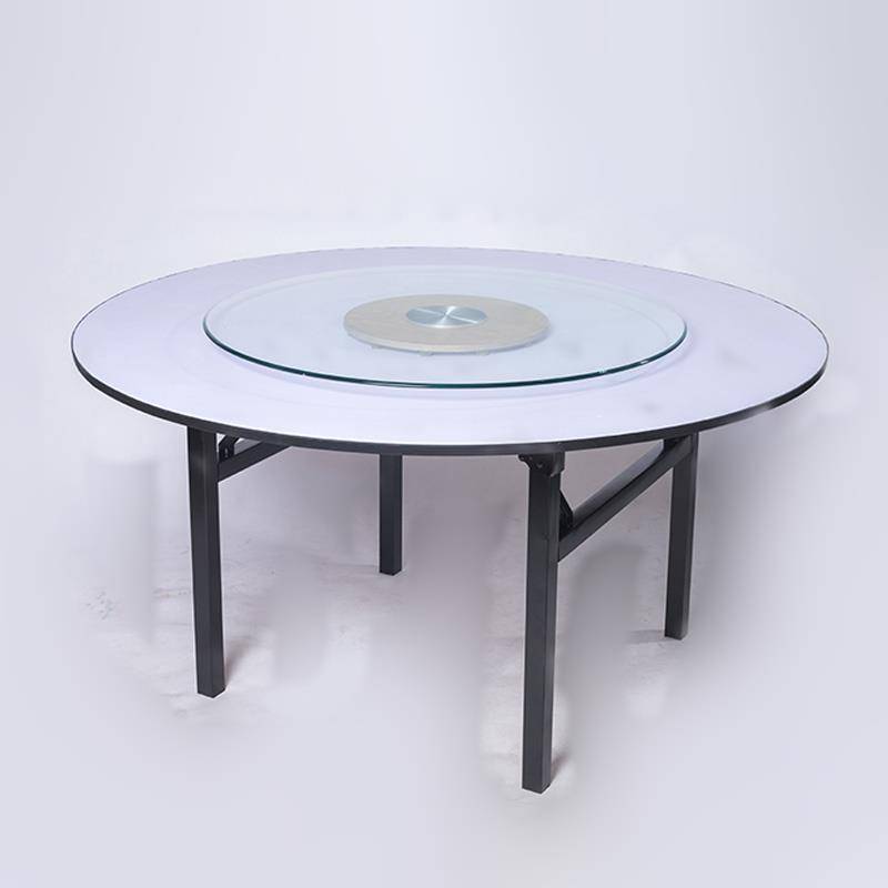 酒店餐桌2米10人15人20人16人家用电动饭店商用餐厅3大圆桌面转盘