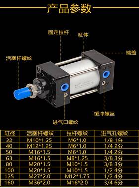 5CHCZ标准气C动气缸S603/80/100x25/50/75/16600774600/125/10/17