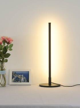 长氛围灯线le条壁灯简约现代卧室床IET头酒店d走廊过道客厅条玄关