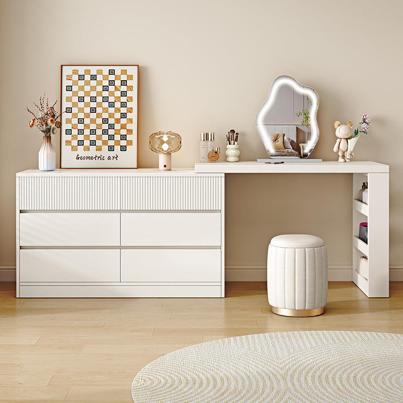 梳妆台卧室现柜代简约斗柜一柜体收纳小户型轻化奢NHP床头卧室妆